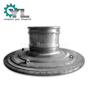 Custom Nonstandard Cement Plant Rotary Kiln Grey Iron Casting End Cover Hollow Shaft