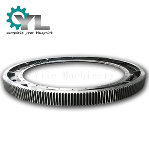 Dryer Forged Half Ring Girth Gear With Welding Flange