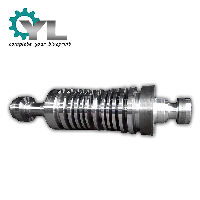 Power Plant Forged Alloy Steel Transmission Rotor