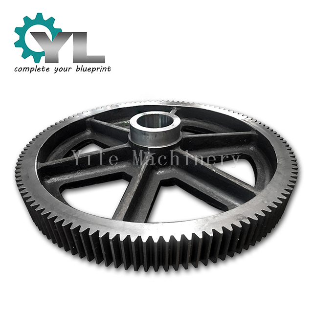 Elevator Forged Driven Gear Assembled With Cast Hub