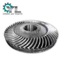 Gearbox Cementation Steel 17CrNiMo6 Spiral Bevel Gear