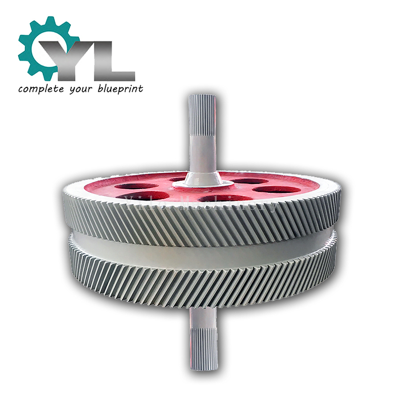 বড় মডিউল মাইনিং মেশিনারি সরঞ্জাম 45C স্পার গিয়ার হুইল