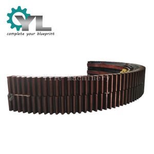 China Top Gear Manufacturer Casting 34CrNiMo Ring Spur Rotary Kiln Girth Cast Girth Gear