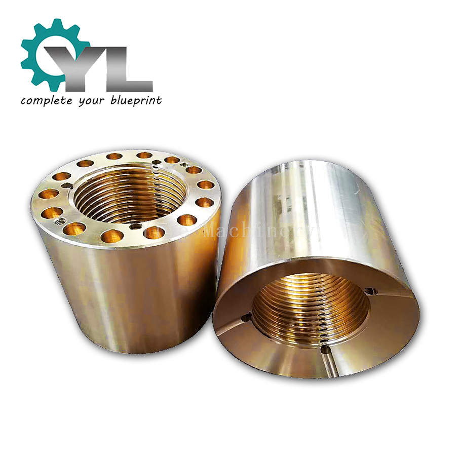 OEM Casting Bronze Hub Cylinder Thread Nut