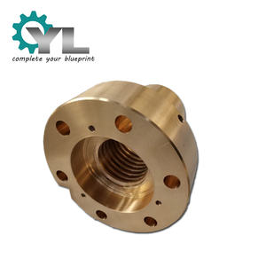 China Manufacturer Custom Nonstandard Big Size Threaded Insert Nut Brass Nut