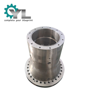High Precision Stainless Steel Mining Machine Flange Hollow Shaft