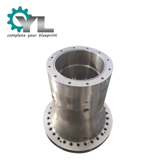 High Precision Stainless Steel Mining Machine Flange Hollow Shaft