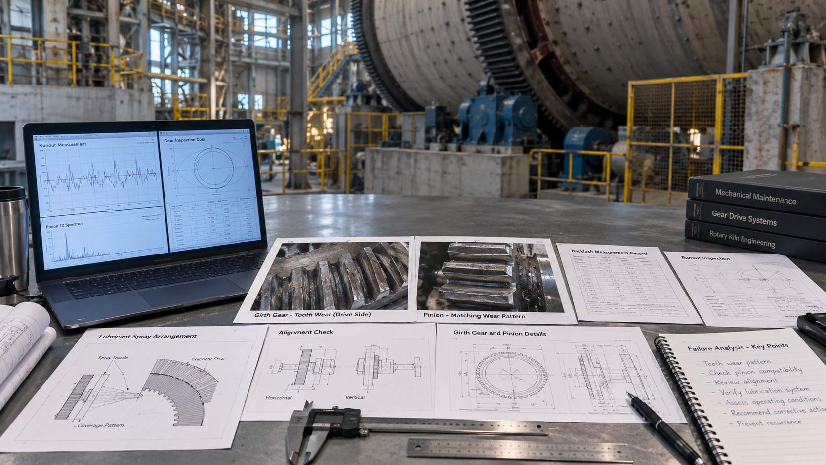 Common Girth Gear Failures: Wear, Pitting, Cracks & Broken Teeth
