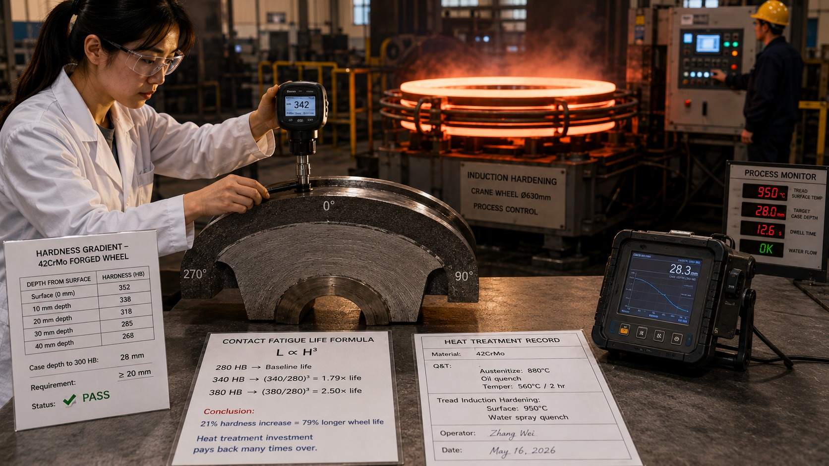 Forged Crane Wheel: Material Selection, Load Rating, and Manufacturing Guide for Heavy Industrial Cranes