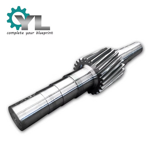 Precision Custom Forged Steel Gear Shafts - Bevel Gears & Helical Shafts by Yile Machinery