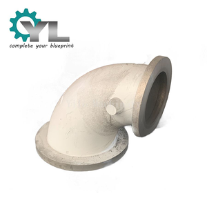 Malleable Iron Pipe Fittings Banded 90 Elbow Valve Casting