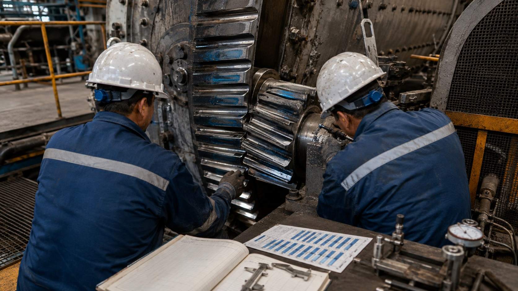 Girth Gear and Pinion Alignment: A Complete Guide to Mesh Adjustment for Rotary Kilns and Ball Mills
