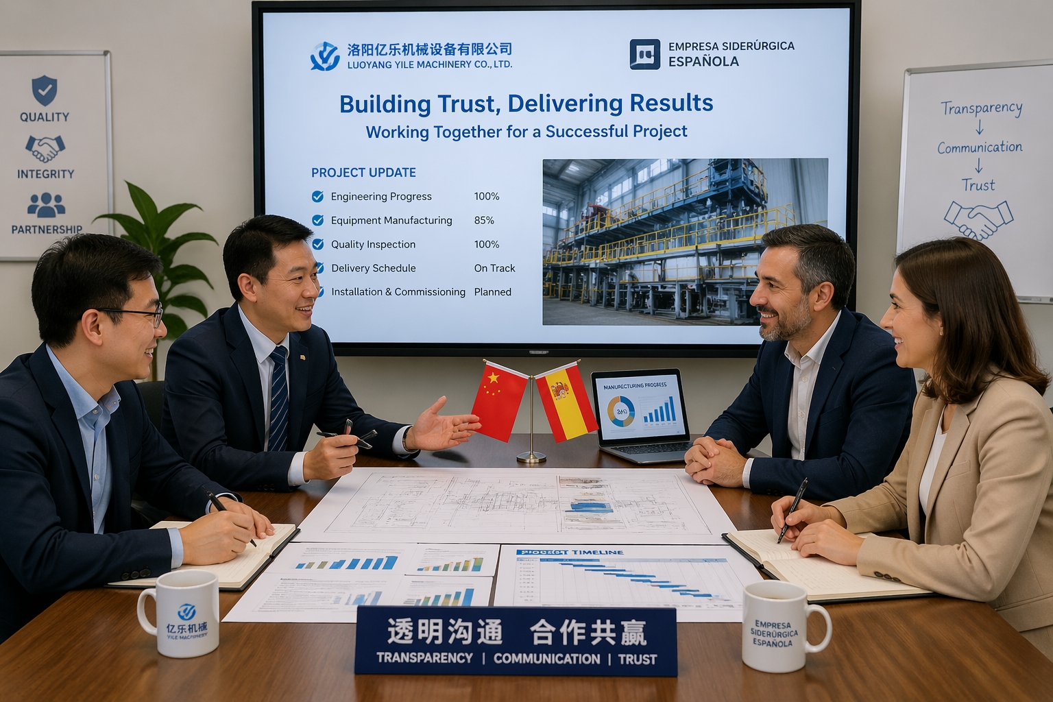 Custom Steel Casting for Spanish Industrial Company