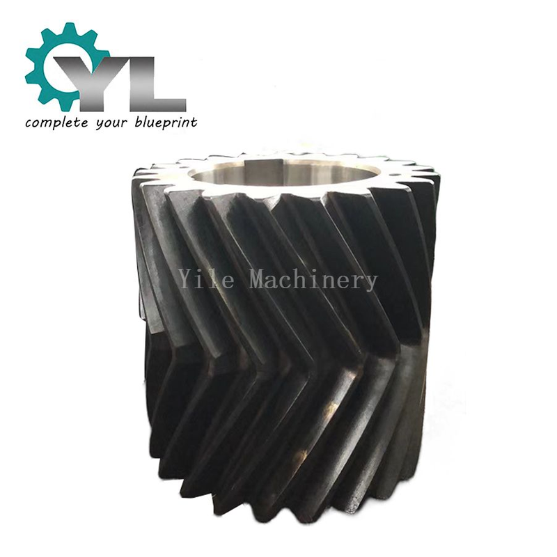 Customized Large Helical Gear Herringbone pinion