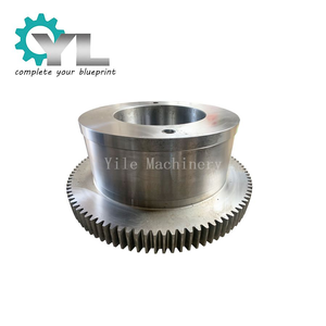 Heavy Casting Steel Wheel with Shaft Bushing Gear