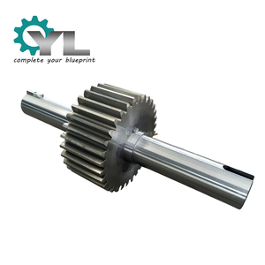 Custom Design Forging Steel Bevel Driven Gear Helical Shaft