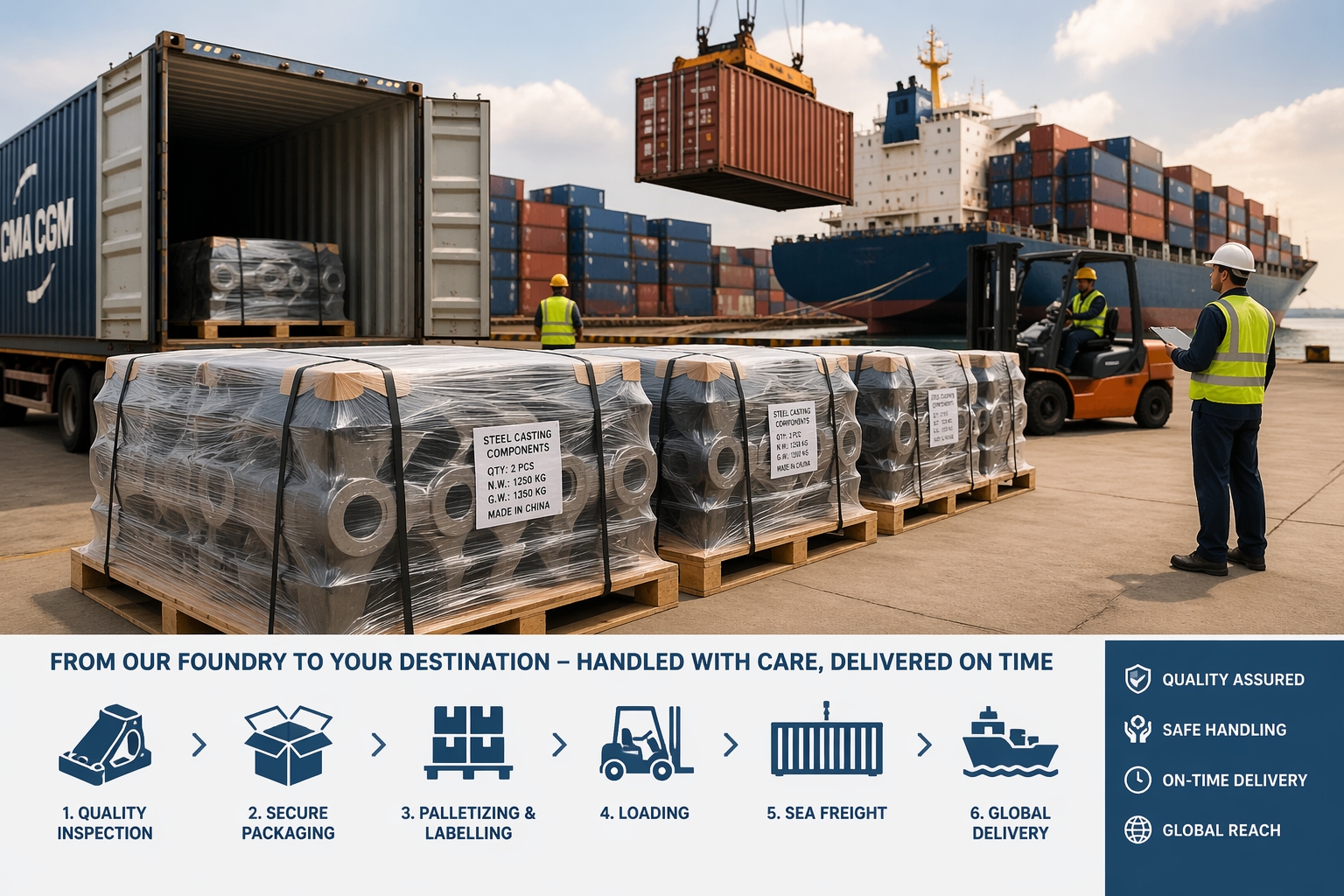 Custom Steel Casting for Spanish Industrial Company