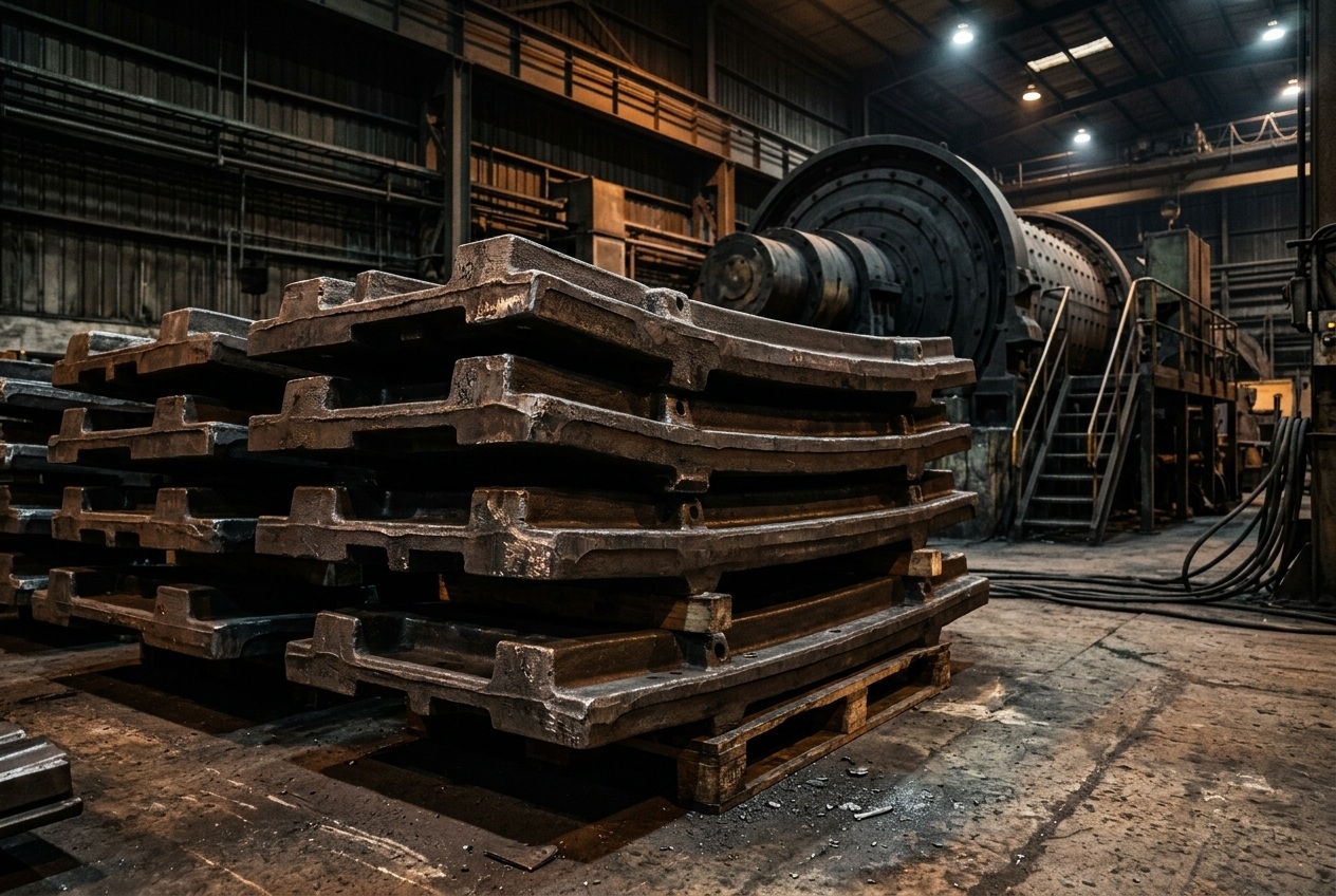 Cement Mill Manganese Steel Liner Plates for Spain