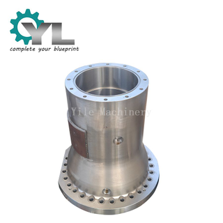 Custom Heavy Duty Large Forged Steel Pipe Flange Hollow Shaft