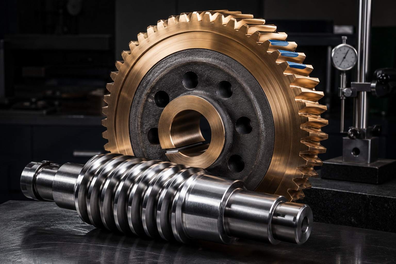 Worm Gear Material Selection Guide: Bronze vs. Cast Iron Worm Wheels for Heavy Industrial Gearboxes
