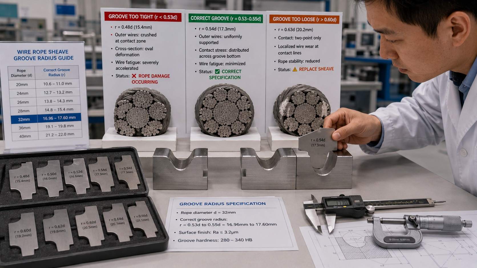 Wire Rope Sheave: Groove Design, D/d Ratio, Fleet Angle, and Selection Guide for Heavy Industrial Lifting